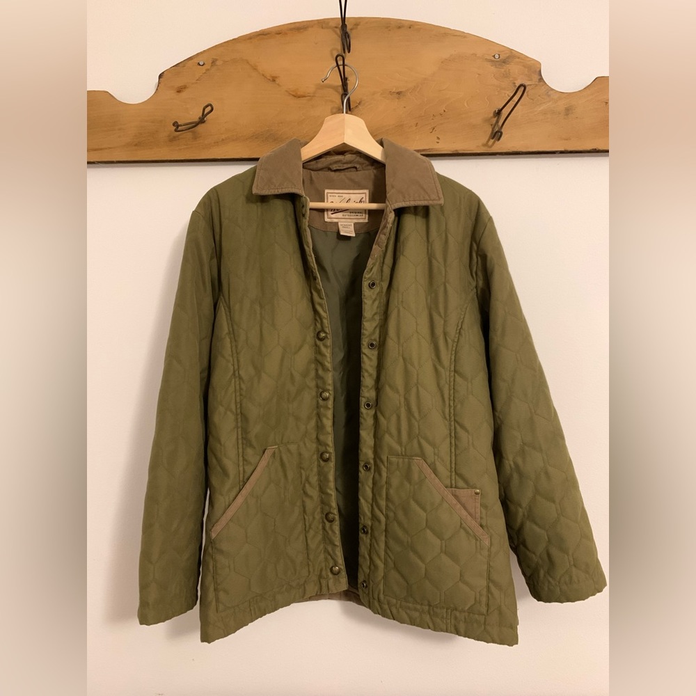 Green Quilted Jacket